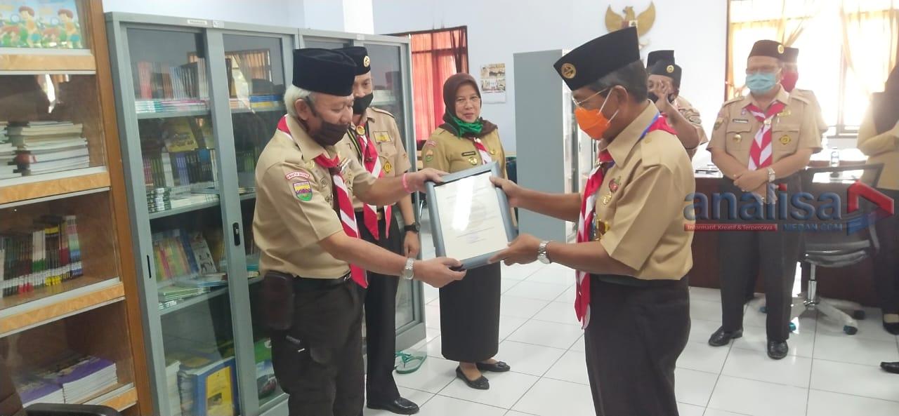 Ka Kwardasu Apresiasi Tiga Pelatih Pramuka Sumut yang Ditunjuk Sebagai Pelatih Nasional