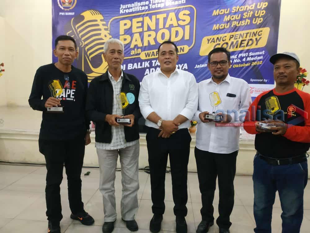 Pentas Parodi PWI Sumut Sukses