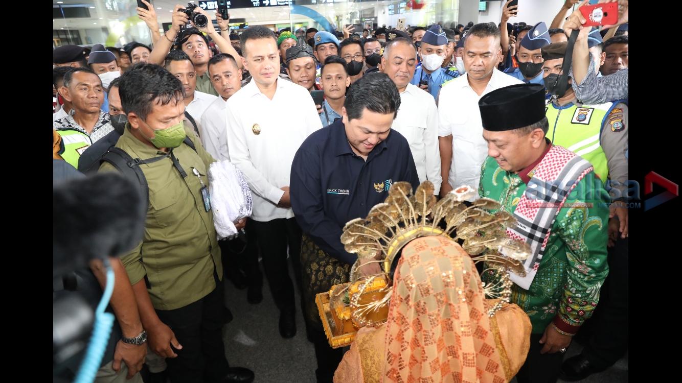 Ketua PWNU Sumut Dampingi Menteri BUMN Resmikan Pabrik Minyak Goreng