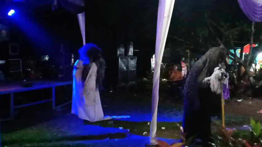 Menyeramkan,Tiga Hantu Muncul Diacara Hajatan Warga. Ada Apa dengan Tuan Rumah