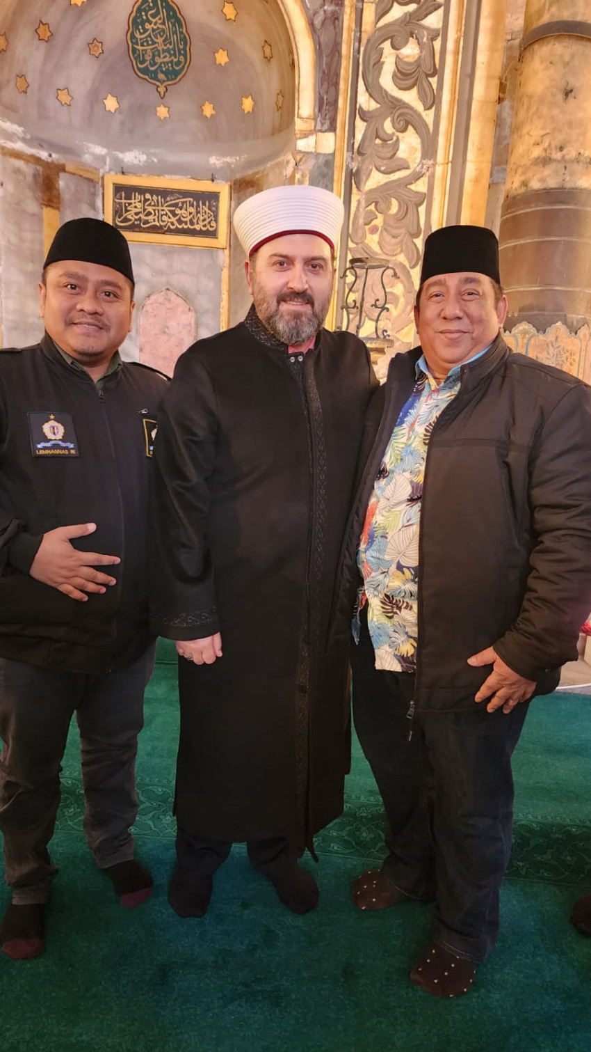Imam Besar Masjid Hagia Sophia Mengpresiasi Bantuan BKPRMI Peduli untuk Korban Gempa Turkiye
