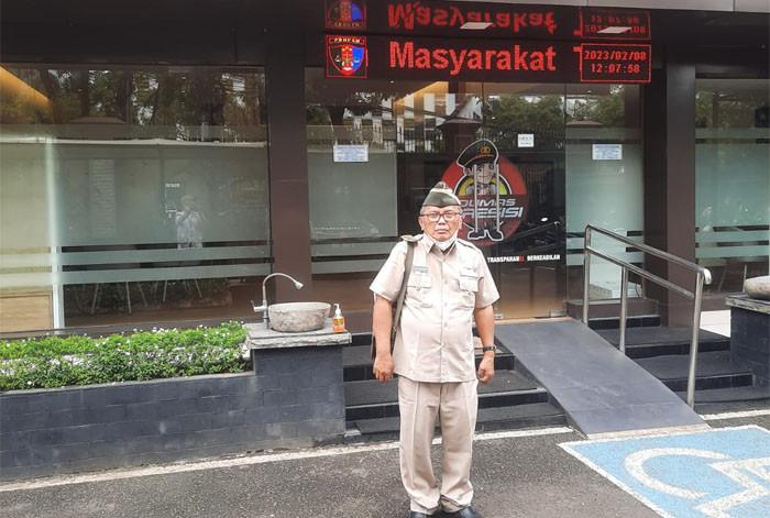 Kecewa Dengan Penyidik Poldasu, Pensiunan TNI AD Sambangi Mabes Polri