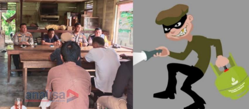 Warga Tapteng Curhat Sering Kehilangan Tabung Gas dan Barang Kepada Polisi