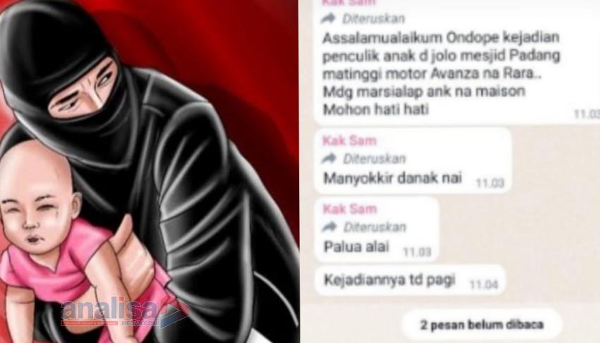 Polisi Sebut Issue Penculik Anak di Sidimpuan Hoax, Penyebar Berita Bohong Bisa Pidana