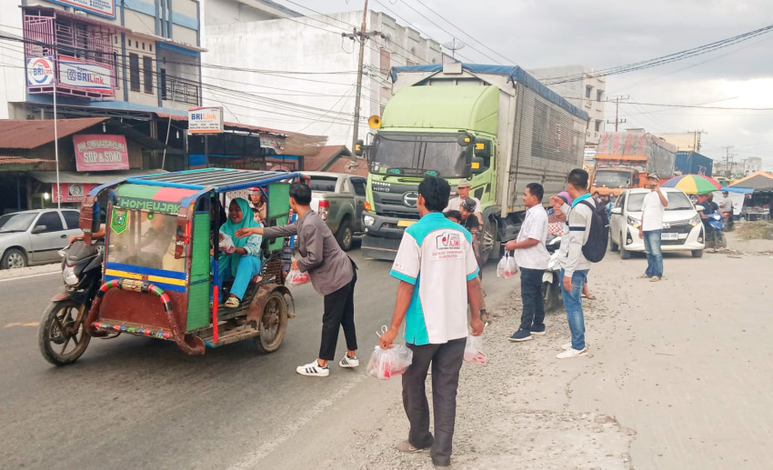 AJWI Labusel Gandeng Pemilik Cafe dan Resto Berbagi Takjil