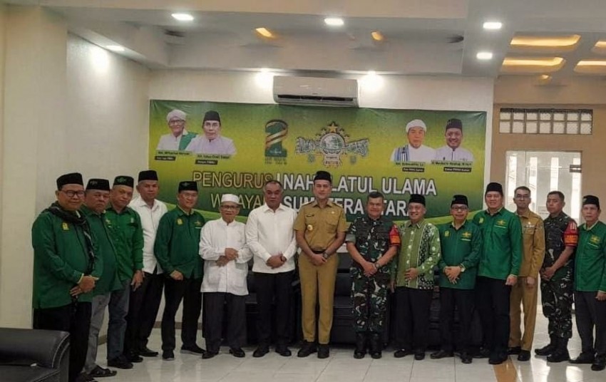 Pangdam I/BB Kunjungi Sekretariat PWNU Sumut, Ini Katanya