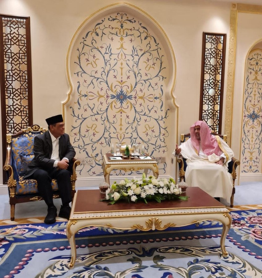 Wapres DMDI Bertemu dengan Sekjen Liga Muslim Dunia