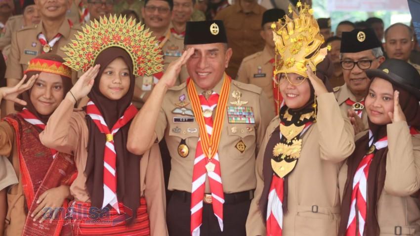 Gubsu Akan Keluarkan Pergub Wajib Pendidikan Kepramukaan bagi Pelajar