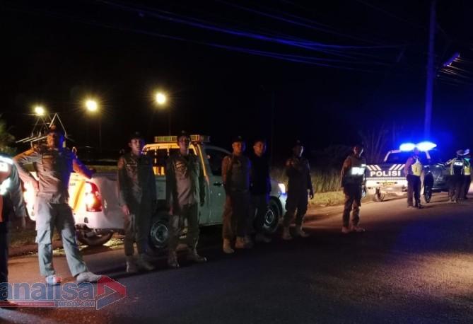 Jelang Pilkades Sidimpuan, Satpol, TNI dan Polri Gelar Patroli Gabungan