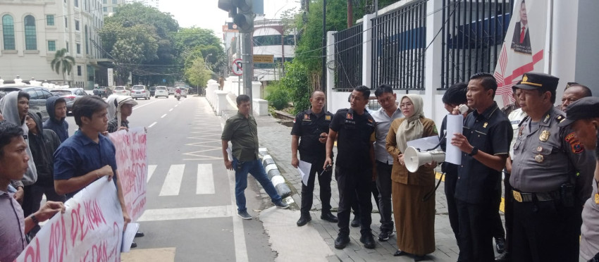 Dugaan Penggelapan Dana Insentif di Dishub Medan, FORMASI Demo ke DPRD