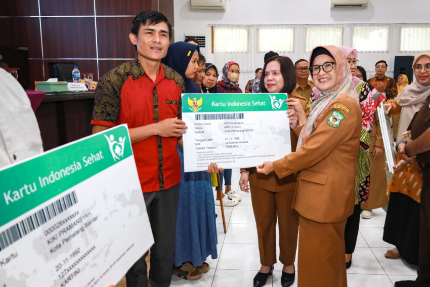 Walikota Pematangsiantar Bekerjasama BPJS Kesehatan Launching Universal Health Coverage