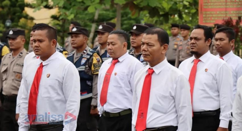 44 Personil Polres Tapteng Terima Penghargaan di Hari Kemerdekaan