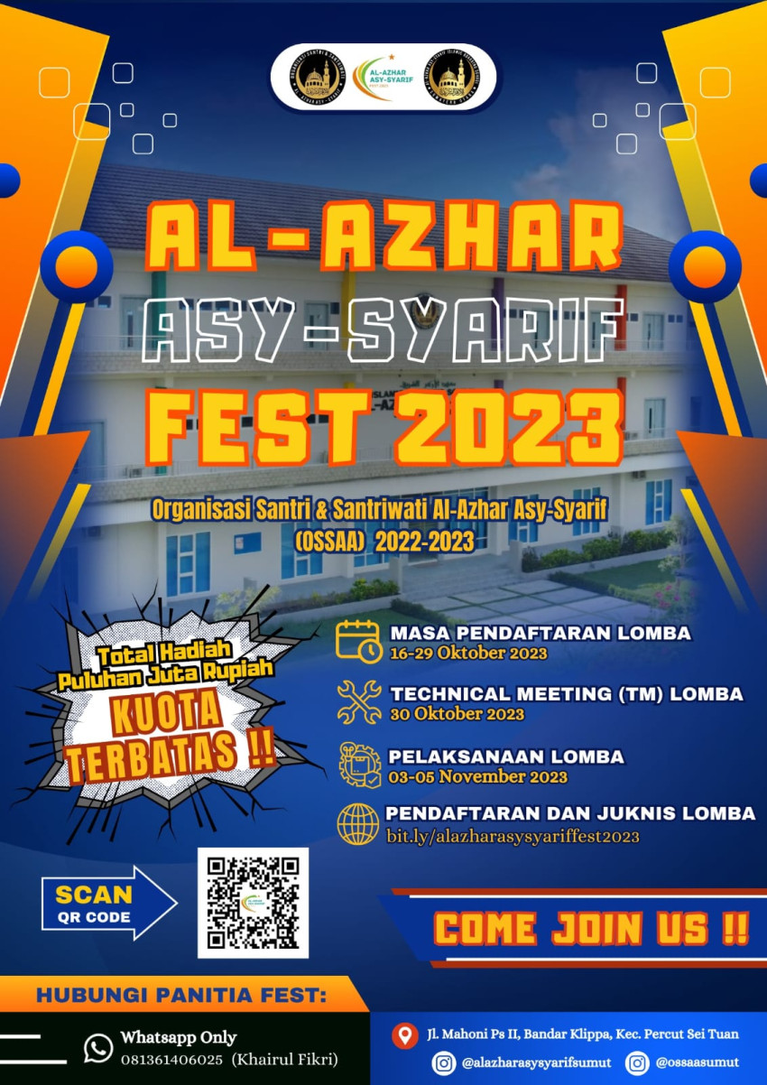 Ayo Segera Daftar, Sekolah Islam Al-Azhar Asy-Syarif Sumut Gelar Perlombaan