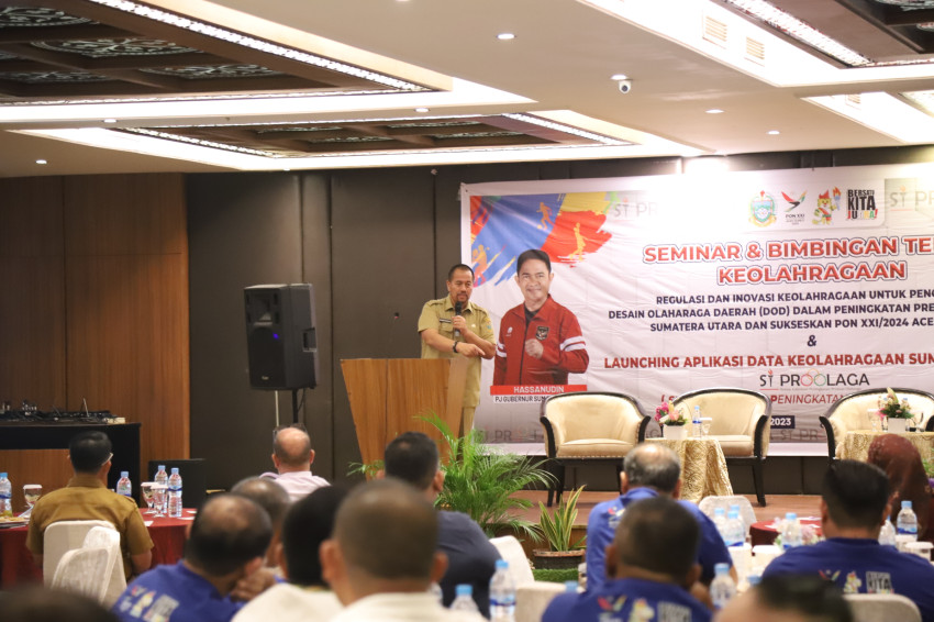 Satu Data Keolahragaan Sumut Lewat Aplikasi Siprolaga, Diluncurkan Pj Gubsu Hassanudin