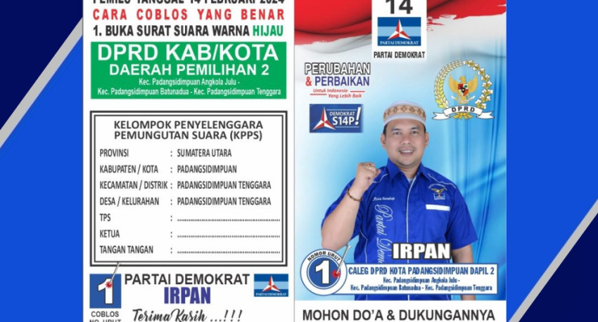 Irpan Harahap Caleg Dapil 2, Sosok Yang Mudah Bergaul Dengan Semua Kalangan di Padangsidimpuan