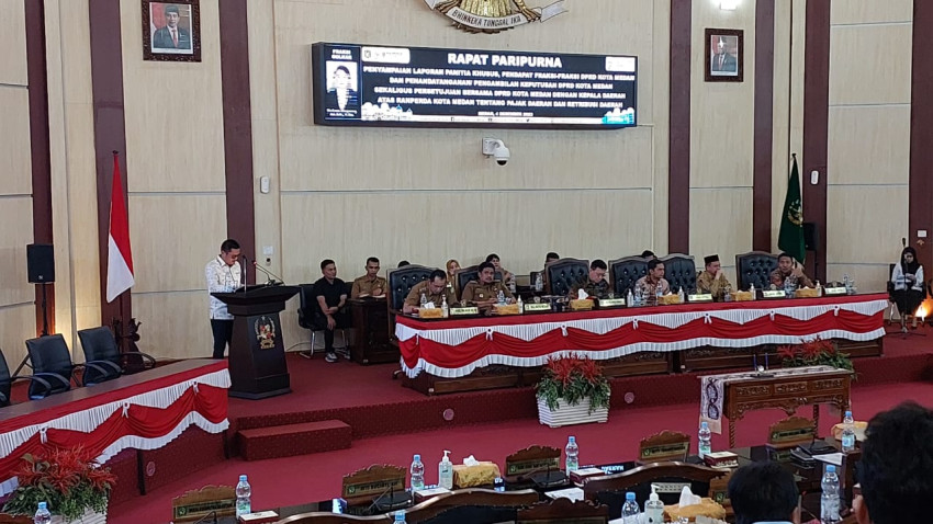 Perda Pajak dan Retibusi Daerah Disahkan, Fraksi Gerindra DPRD Medan Ingatkan Isi Perwal Soal Keringanan Warga Miskin Bayar Pajak