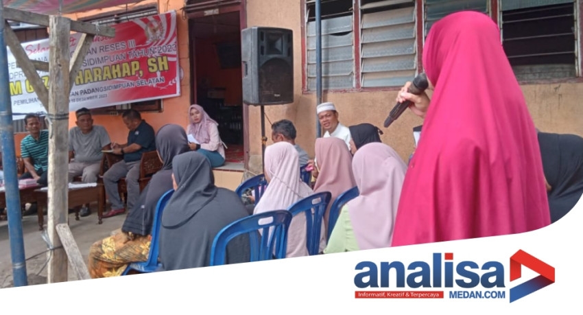 Reses di Aek Tampang, Imam Gozali Tampung Keluhan Warga Terkait Pendataan Bansos