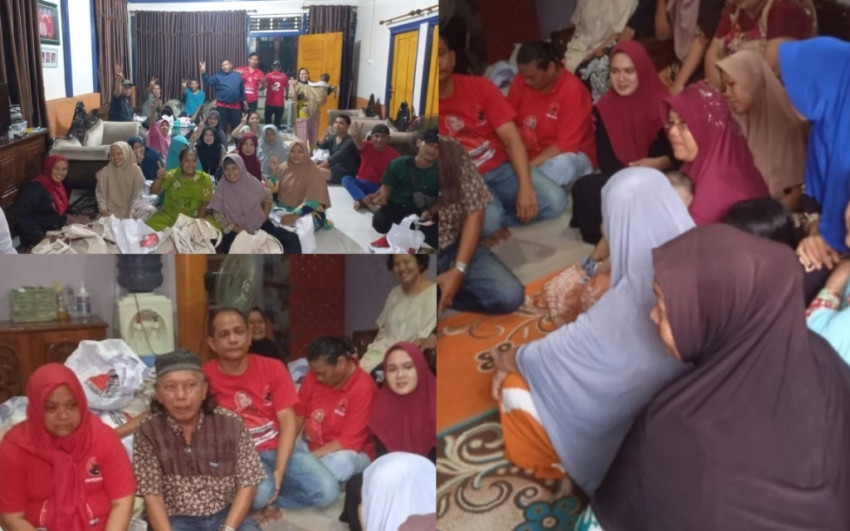 Ondo Caleg ta! Saripah Hanum Ngumpul Bareng Kaum Ibu di Dapil 1 Padangsidimpuan