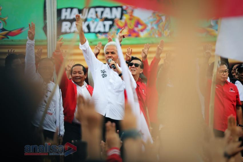 Kampanye Terbuka, Ganjar dan Mahfud Turun ke Sumatera Utara