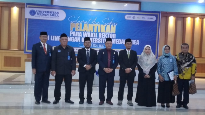 Rektor UMA Lantik Empat Wakil Rektor