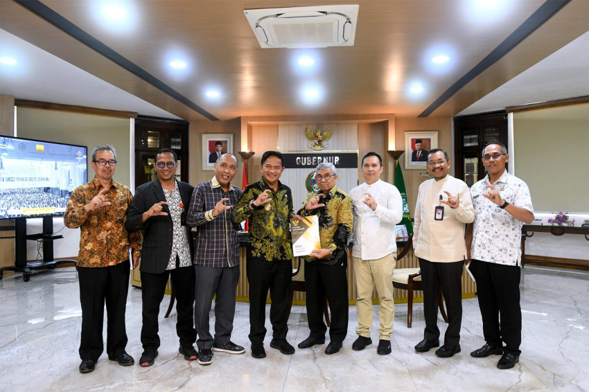 Terima Laporan KI Sumut, Pj Gubernur Sumut Tetap Dukung Keterbukaan Informasi Publik