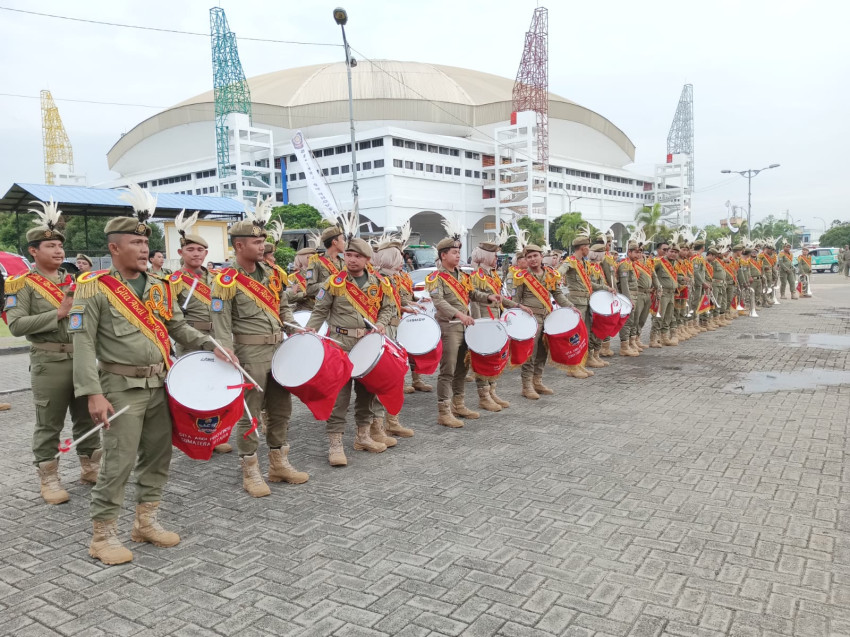 HUT Satpol PP, Pj Gubsu Minta  Agar Siapsiaga Ancaman Kerusuhan Pasca Pemilu