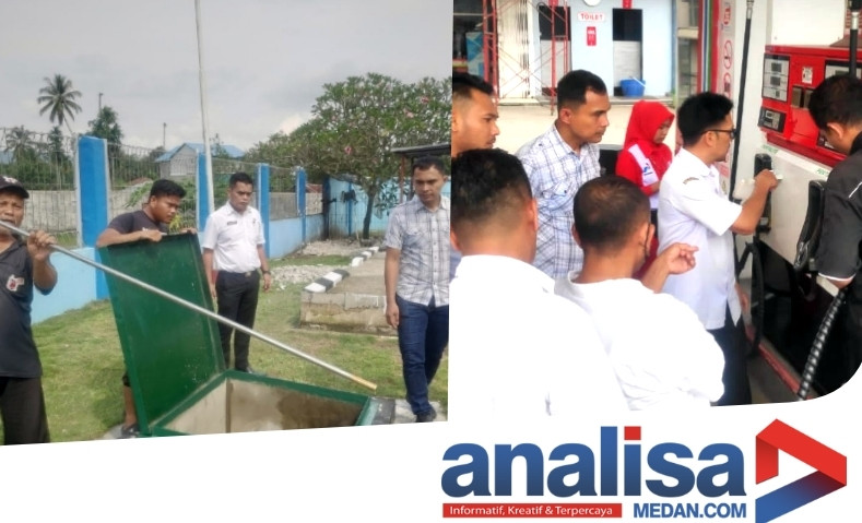 Jelang Lebaran, Sat Reskrim Polres Padangsidimpuan Cek SPBU