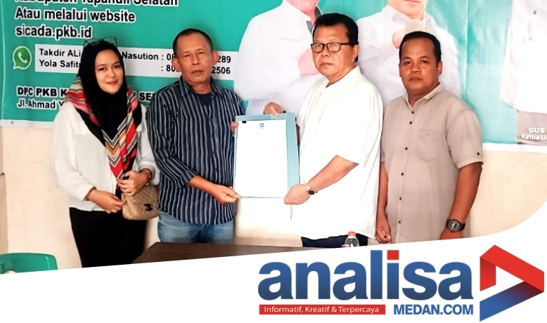 Menuju Pilkada Tapsel, Ahmad Fauzan mendaftar Ke DPC PKB