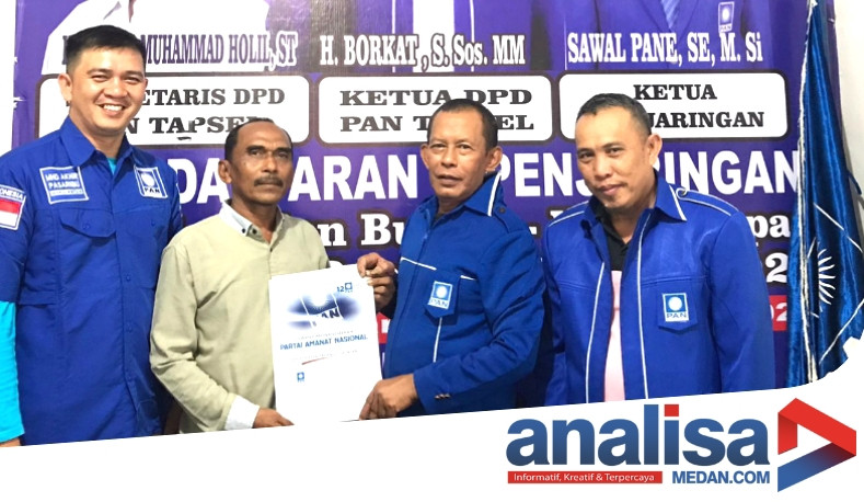 Jadi Partai Rebutan! Anggota DPRD Sumut Ahmad Fauzan Juga Ikut Mendaftar Ke PAN Sebagai Balon Bupati Tapsel