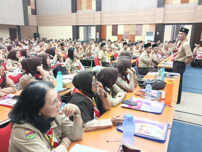 Peserta Kursus Orientasi Kepramukaan Gelombang IV Kwarcab Medan Terbanyak