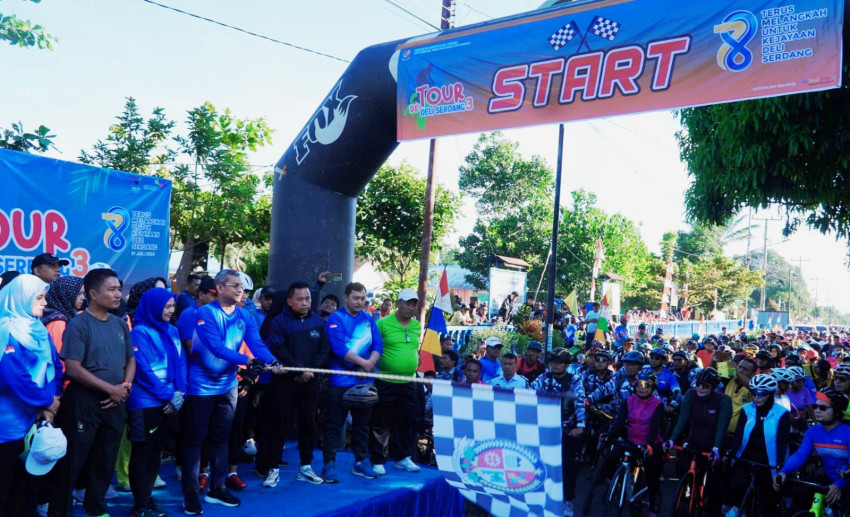 Tour De Deliserdang 3 Diikuti 2.464 Peserta