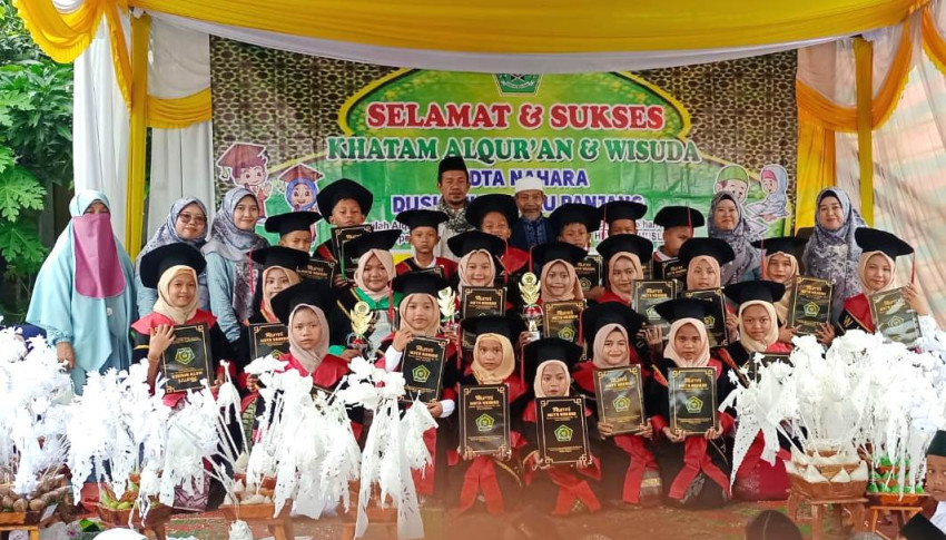 MDTA Nahara Rantaupanjang Gelar Wisuda dan Khatam Alquran