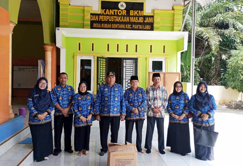 Dispusip Sumut Supervisi ke Perpustakaan Masjid Jami Kubahsentang