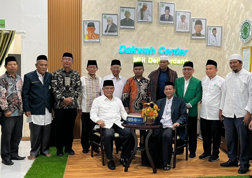 Maju Pilkada Deliserdang, Yusuf Siregar Silaturahim ke MUI