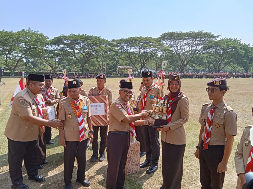 Sertakan 9000 Pramuka, Kirab Tangkal Napza Kwarda Sumut Sukses