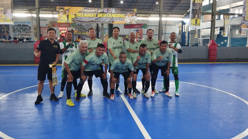 Bungkam Kalteng, Tim Futsal PWI Sumut Melaju ke Perempatfinal Porwanas 2024