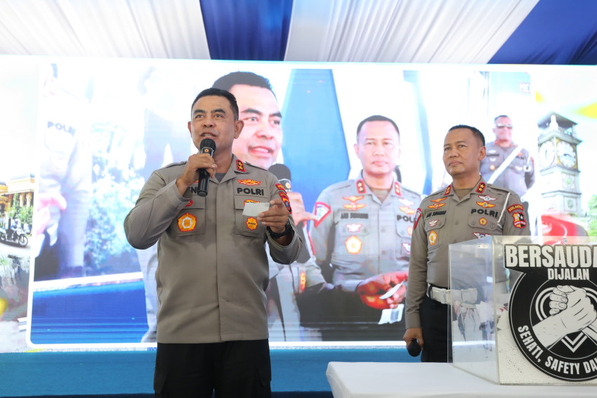 Gebyar Keselamatan Korlantas Polri Canangkan Tertib Lalu Lintas  PON Aceh-Sumut 2024