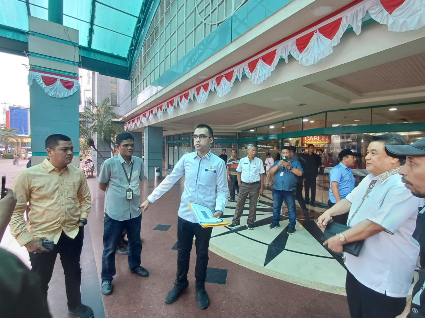 Tinjau Kondisi Medan Mall, Komisi III Pertanyakan Sistem Perpanjangan Sewa Dilakukan Tanpa Appraisal