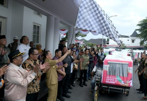 Pj Gubsu Agus Fatoni Kerahkan Ribuan Betor Menjadi Relawan PON XXI