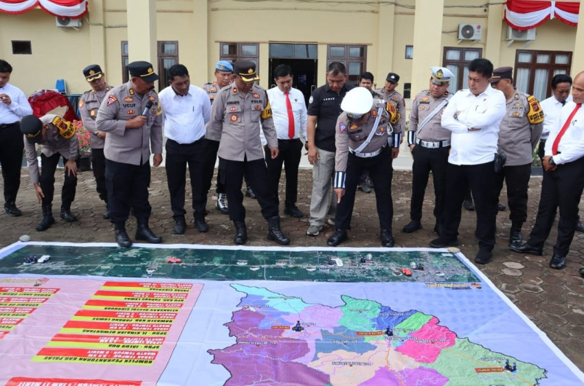 Polres Palas Gelar Kegiatan TFG Operasi Mantap Praja Toba 2024.