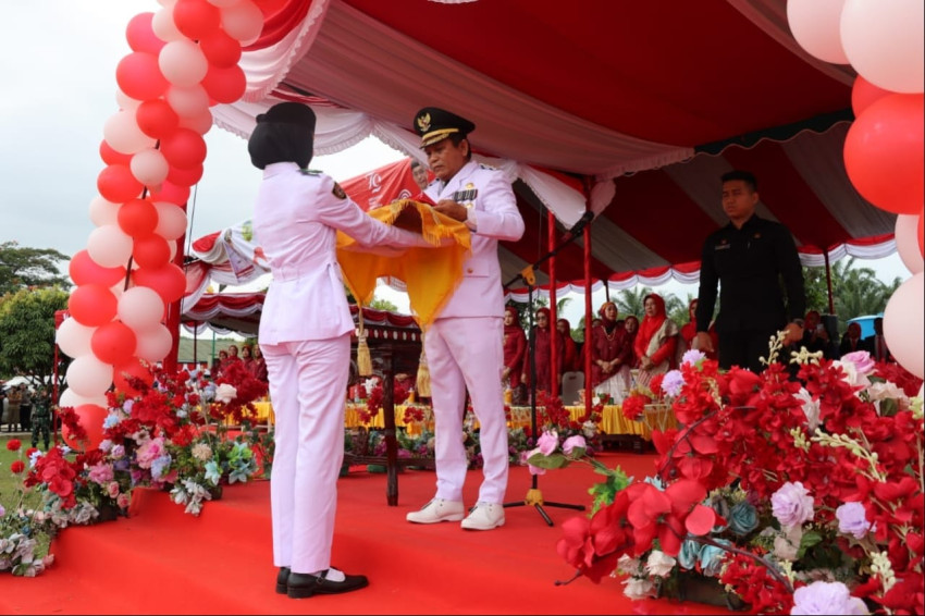 Pj Bupati Palas Irup Upacara Peringatan Detik Detik Proklamasi Kemerdekaan