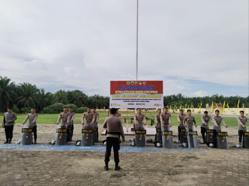 Sat Samapta Polres Palas Latihan Dalmas Untuk Meningkatkan Kemampuan