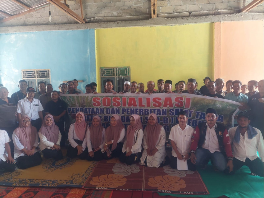 Tingkatkan Legalitas Petani Pekebun, Dinas Pertanian Palas Sosialisasi STD-B