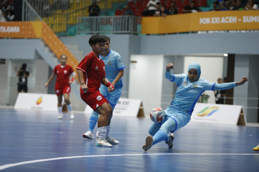 Tim Futsal Putri Sumut Dapat Pelajaran dari DKI Jelang Semifinal
