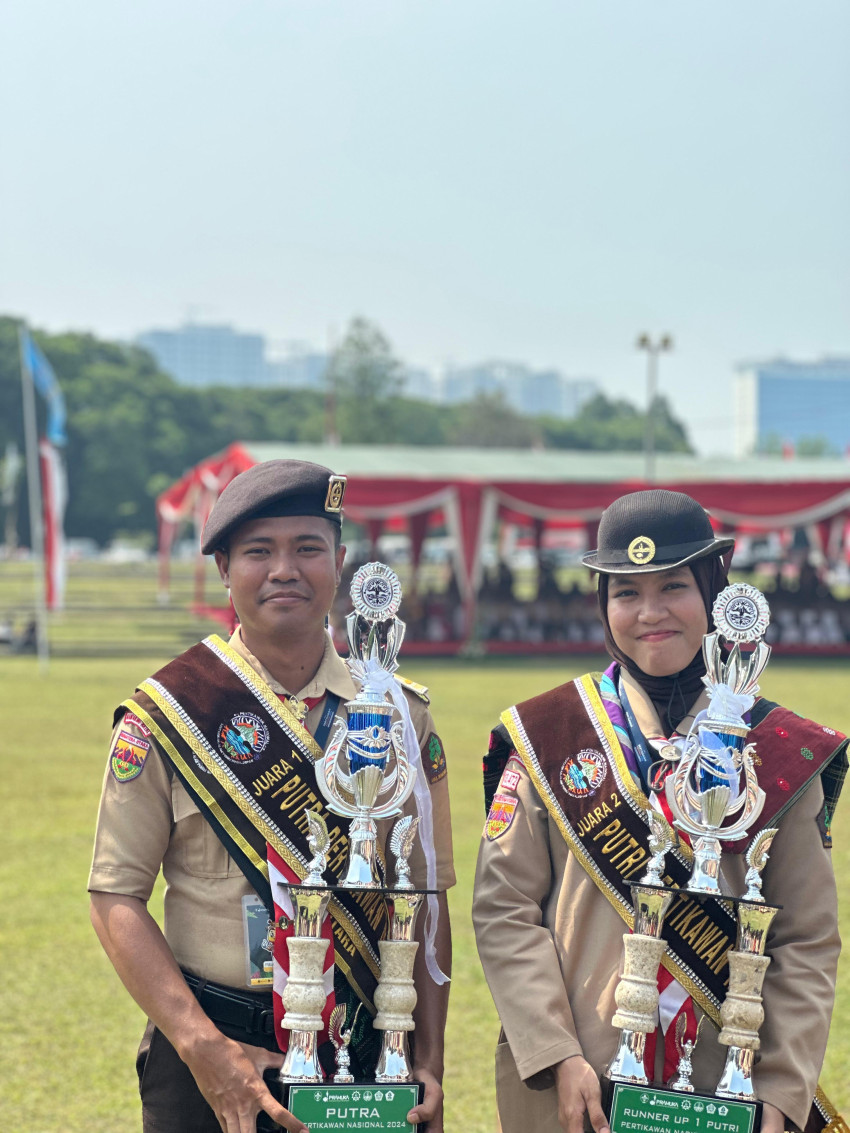 Saka Wanabakti Sumut Raih Prestasi Gemilang Diajang Pertikawan Nasional 2024