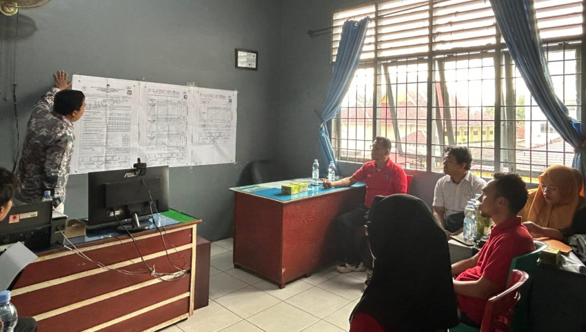 KPU Palas Bimtek Petugas KPPS di TPS Khusus Rutan Kelas II B Sibuhuan