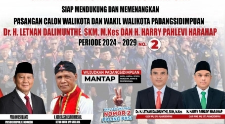 Dukungan Terus Mengalir, GRIB Siap Menangkan Letnan-Levi Untuk Padangsidimpuan "MANTAP"