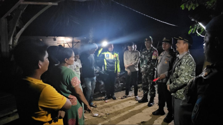 Jelang Pilkada,Polsek Barumun Tengah dan Forkopincam Patroli Ciptakan Situasi Aman Kondusif