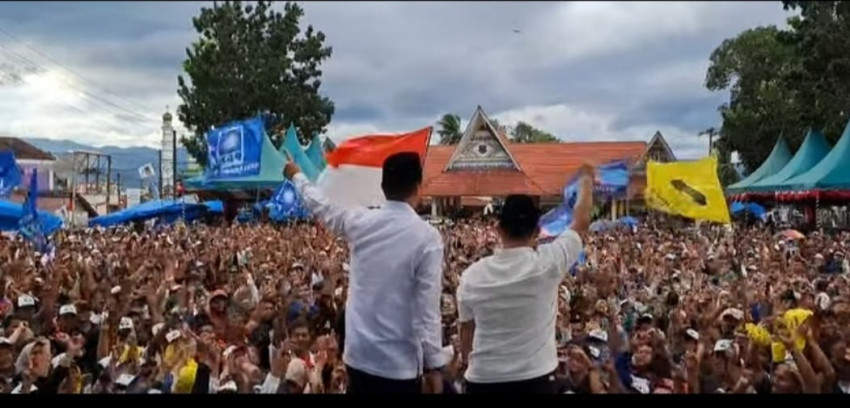 Puluhan Ribu Pendukung Tumpah Ruah Hadiri  Kampanye Akbar Pasangan PMA -AFN