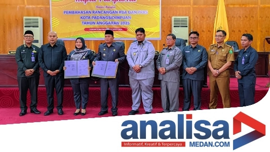 KUA-PPAS R-APBD Padangsidimpuan 2025 Sebesar Rp.895 Miliar, Defisit Rp.20 M